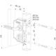 Incuietoare cu ornament pentru porti LAKQ H2- 30-50mm