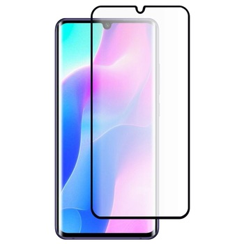 Folie Sticla Full Cover Premium pentru Xiaomi Mi Note 10 Lite, 5D, Full Glue, Negru Folie Sticla Full Cover Premium pentru Xiaomi Mi Note 10 Lite, 5D, Full Glue, Negru