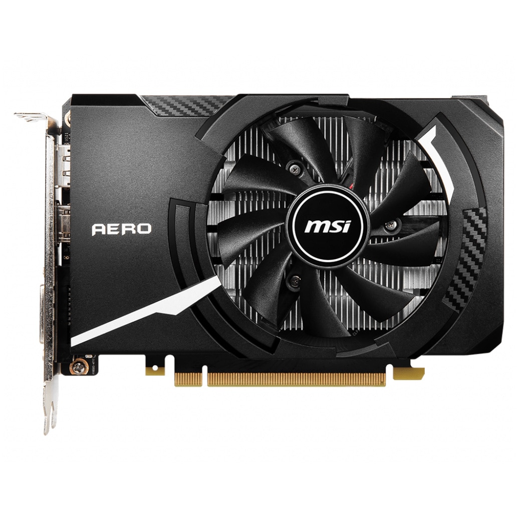 Placa video MSI GeForce® GTX 1650 D6 AERO ITX OC V1, 4GB GDDR6