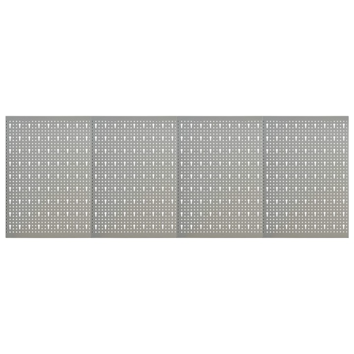 vidaXL 4 db falra szerelhető acél rögzítőtábla 40 x 58 cm