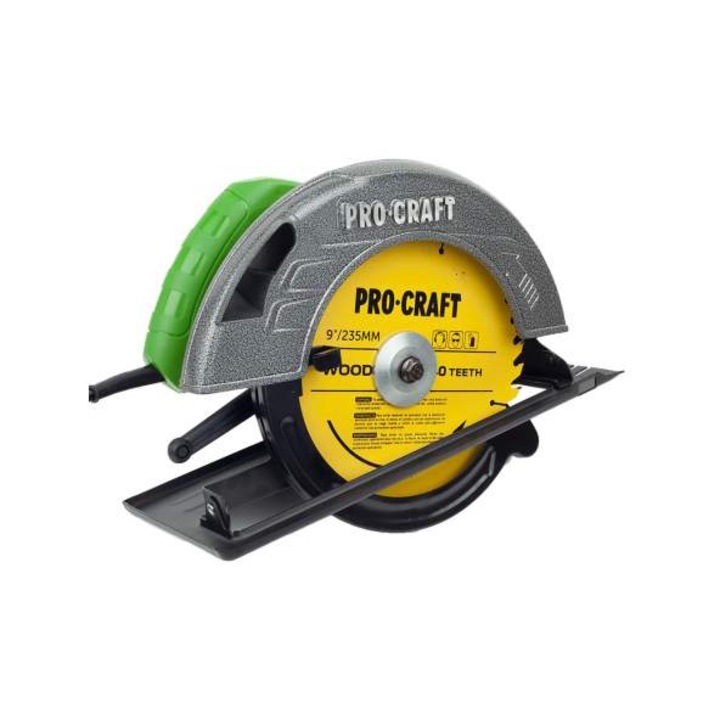 Circular electric de mana Procraft KR2830, 2.8 kW, 235 mm, 4500 rot/min