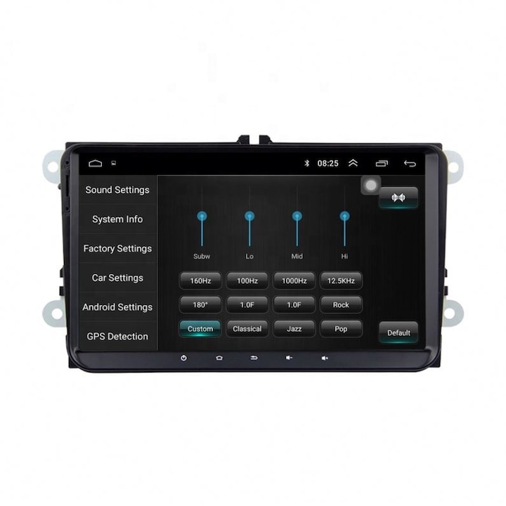 Reflection Vision Navigációs rendszer, 9 Full Touch kijelző, 2 GB RAM, Android 10, VW Passat CC, B7, B6, Golf 5 6, Touran, Skoda, Seat, Tolató kamerával, 8 LED, Beépített mikrofonnal, Wi-Fi/Android/Bluetooth/USB