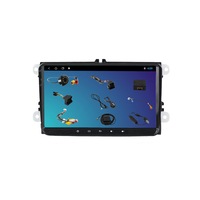 Set Navigatie NAVI-IT 9 inch Full Touch 1GB RAM 16GB ROM, Android 10, VW Passat CC,B7,B6,Golf 5 6,Touran,Skoda, Seat, camera marsarier Night-Vision 8 leduri, Microfon Extern, Wi-Fi, Android,Bluetooth, Usb, Canbus Extern si Diagnoza Auto ELM327