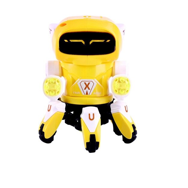 Robot Octopus Rockman danzeaza, lumineaza si canta