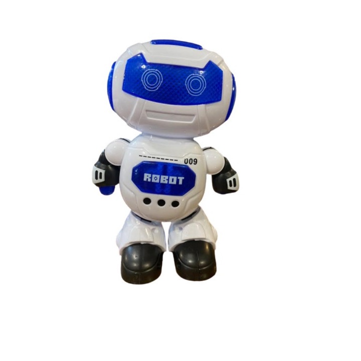 Robot dansator cu lumini si sunete, 22 cm