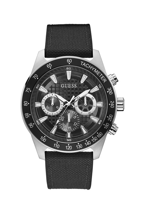 Guess, Мултифукционален часовник, Черен / Сребрист