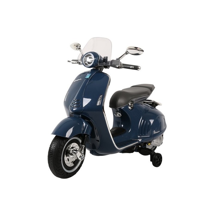 Електрически скутер мотоциклет Vespa, син