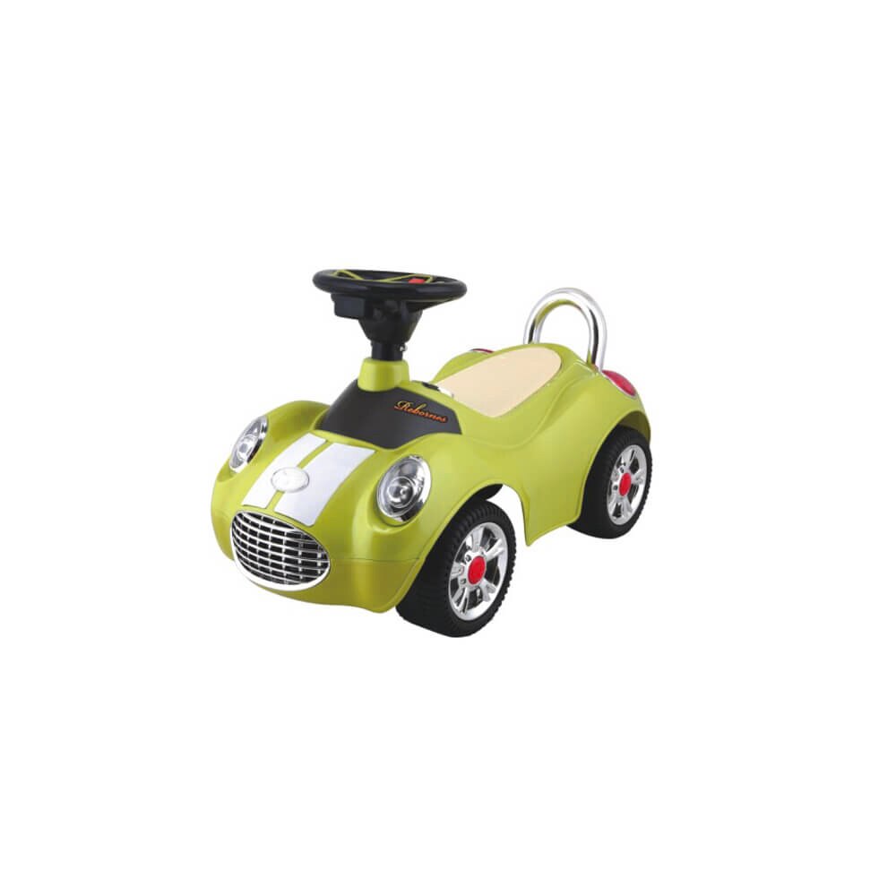 Masinuta Ride-On Car Beberoyal 7639 verde cu muzicuta si lumini