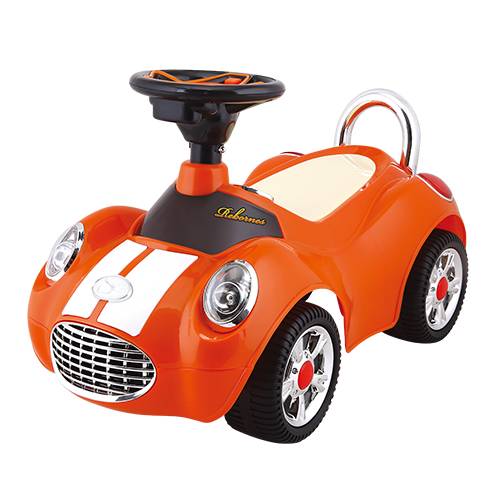 Masinuta Ride-On Car Beberoyal 7639 portocaliu cu muzicuta si lumini