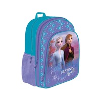 Ghiozdan ergonomic Printelesele Elsa si Anna, 3 compartimente, Disney Frozen