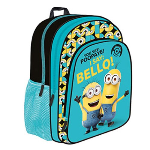 Ghiozdan de scoala Minions albastru 39 cm