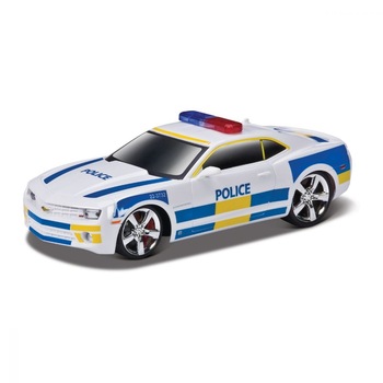 Masinuta Maisto MotoSounds Chevrolet Camaro SS RS 2010 ,masina de politie, 1:24, Alb Masinuta Maisto MotoSounds Chevrolet Camaro SS RS 2010 ,masina de politie, 1:24, Alb