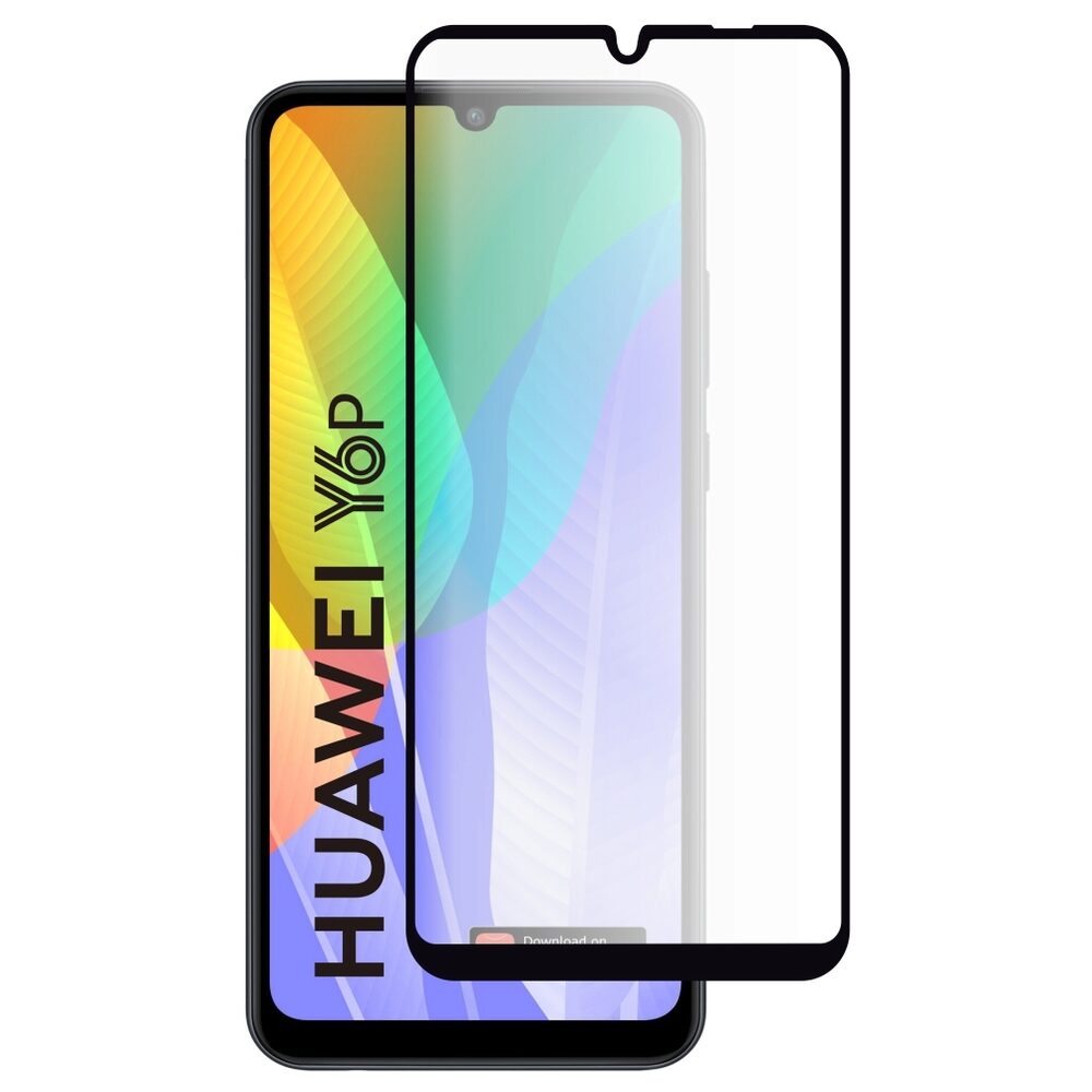 Folie Sticla Premium MyScreen Diamond Edge pentru Huawei Y6P, Full Glue, Negru