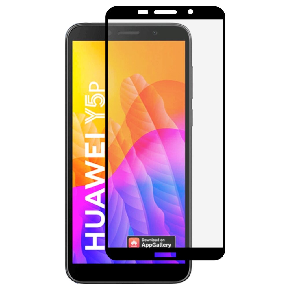 Folie Sticla Premium MyScreen Diamond Edge pentru Huawei Y5P, Full Glue, Negru