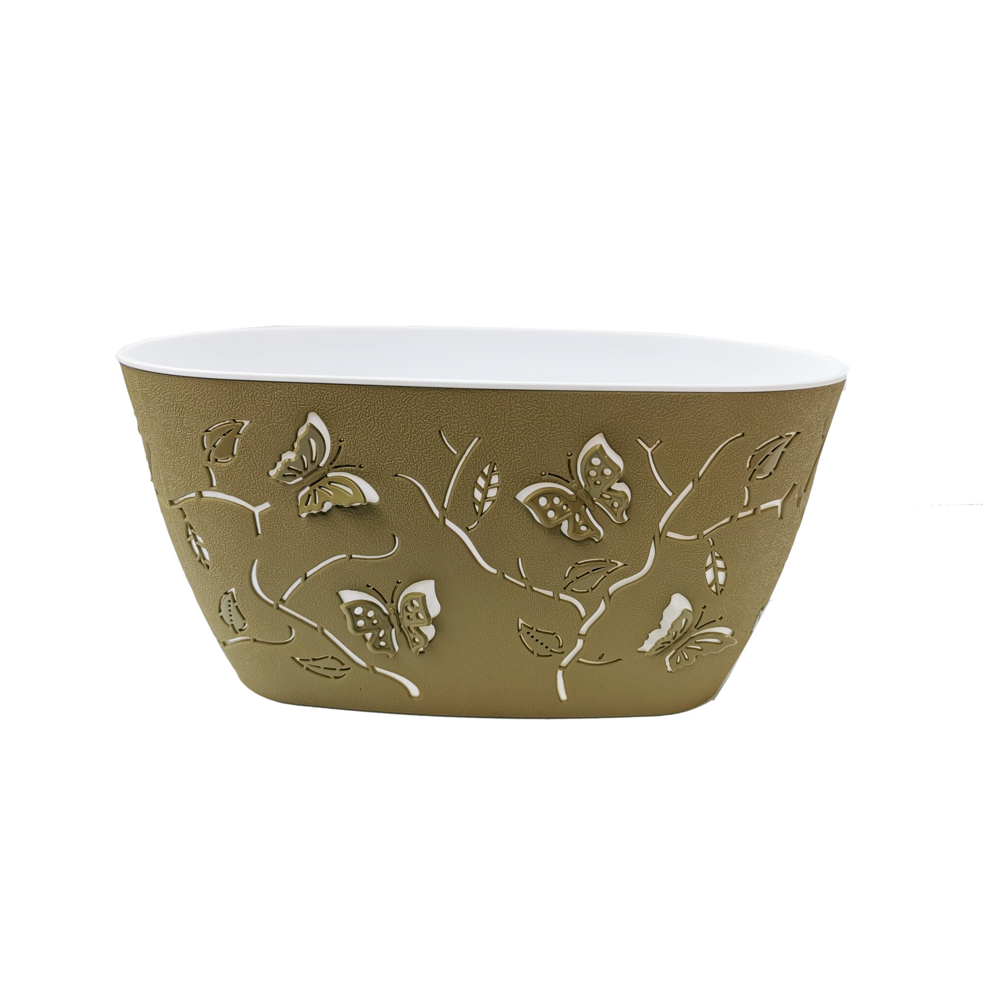 Jardiniera 3D mica 29 cm x 15 cm x 15 cm,verde