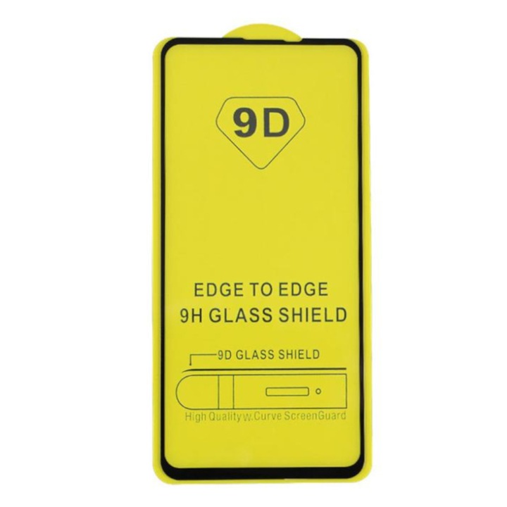 Стъклен 3D протектор Zik Xiaomi Mi 9 lite, черен