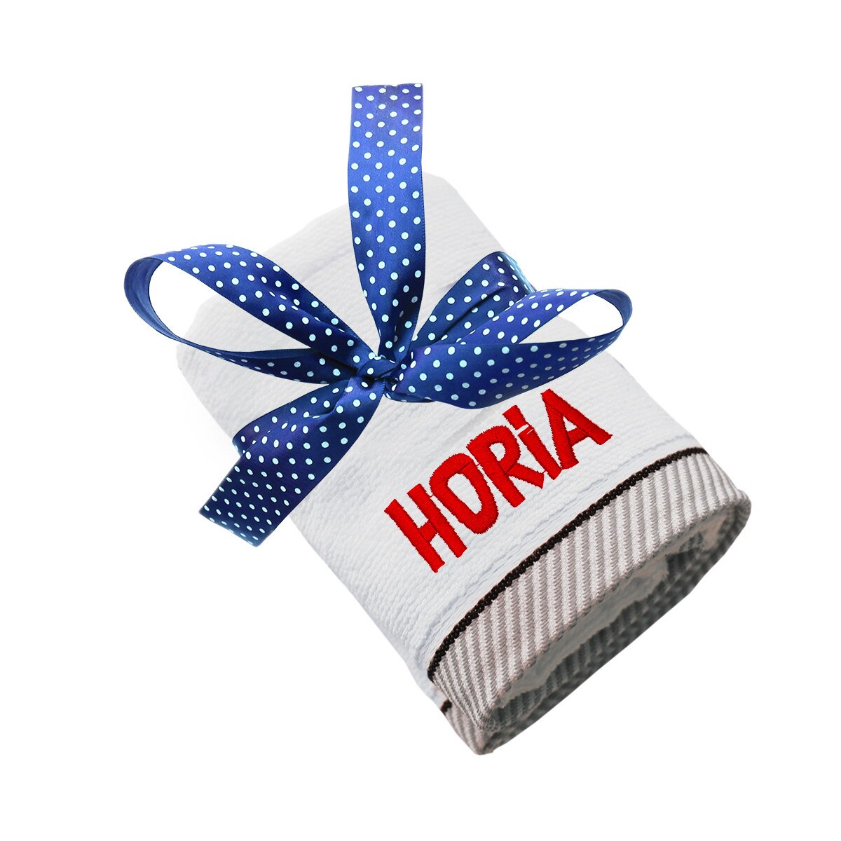 Prosop copii, LWS, bumbac, brodat, model nume Horia, 30x50 cm