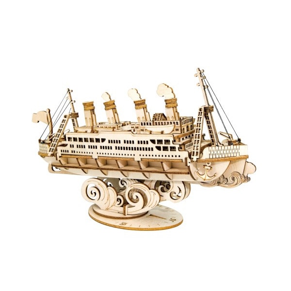 Puzzle 3D Cruise Ship, Lemn, 145 piese