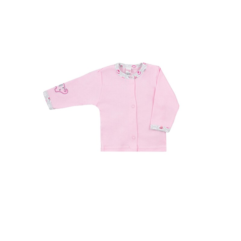 Bluza cu maneca lunga pentru fete Koala 05-3572, Roz, 68 cm