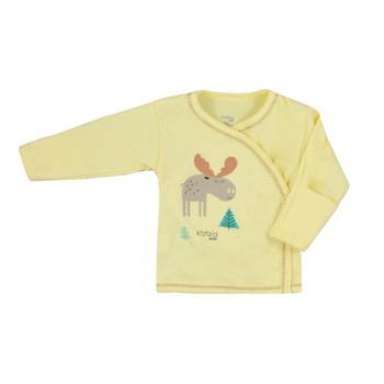 Bluza maneca lunga pentru bebelusi Koala Happy Baby 07-502, Galben, 62 cm Bluza maneca lunga pentru bebelusi Koala Happy Baby 07-502, Galben, 62 cm