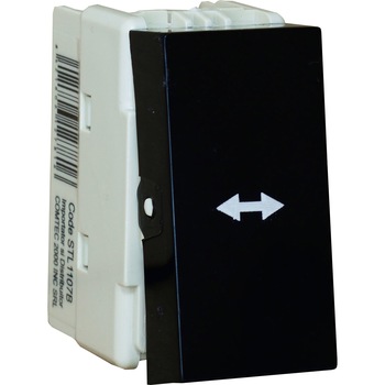 Intrerupator modular cap cruce negru Stil Premium Comtec Intrerupator modular cap cruce negru Stil Premium Comtec