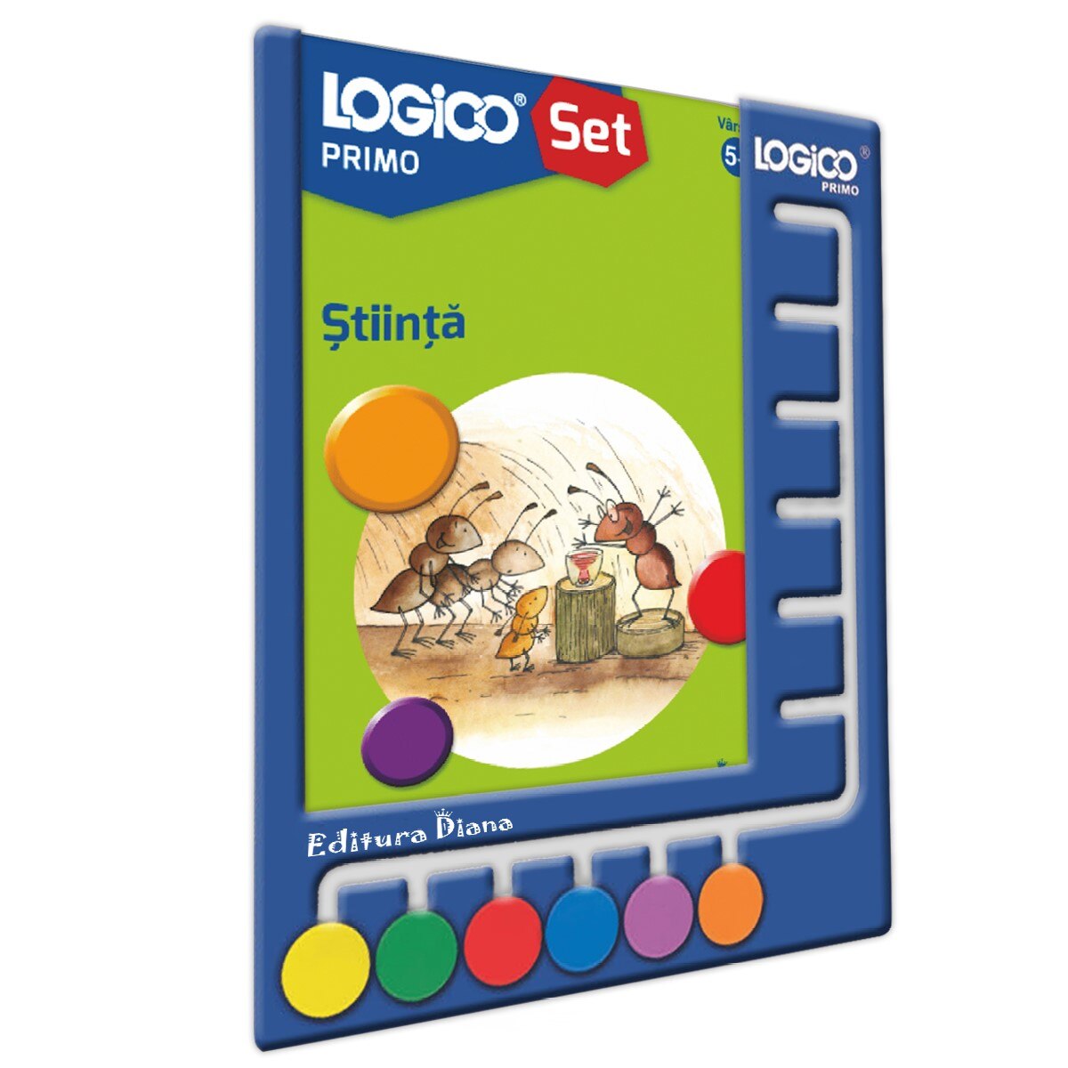 Set Tablita de lucru + Planse LOGICO Primo - Stiinta (5 ani+)