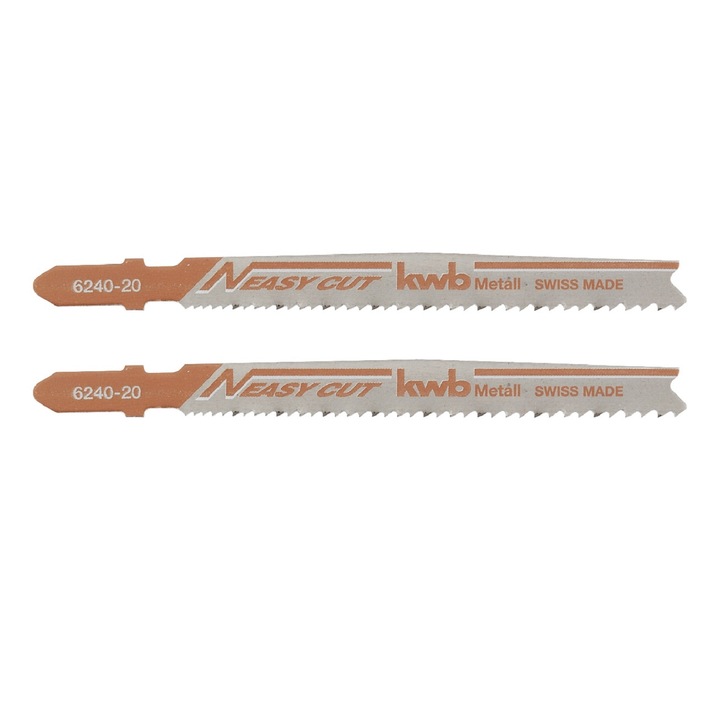 Set 2 lame pendular 100/75 mm, Bimetal, pentru metal, EASY CUT, KWB Professional