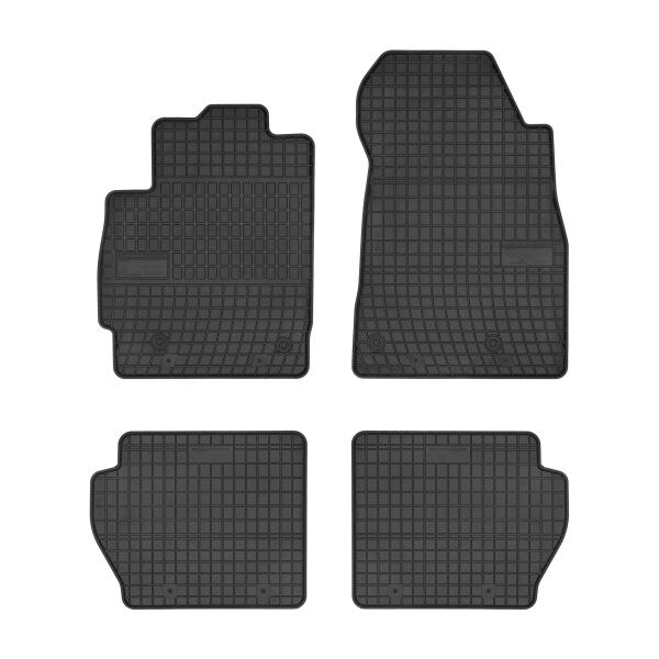 Set 4 covorase auto MAMMOOTH, Cauciuc, pentru MAZDA 2 2007-2015 LIFTBACK, Negru