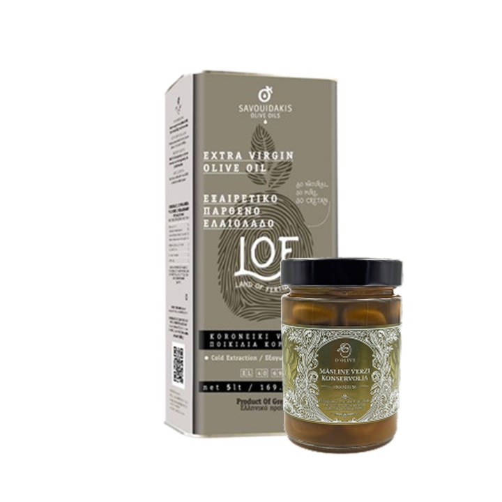 Ulei de masline extravirgin 5l, Land of Fertility, din recolta