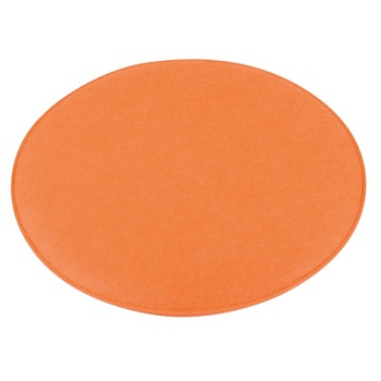 Perna scaun Weser Sit Down, oranj, poliester, Ø35 cm Perna scaun Weser Sit Down, oranj, poliester, Ø35 cm