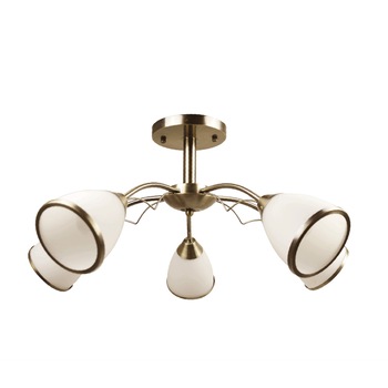 Lustra Interior Erste Monica 5x60W Max E27 EL0025771 Alama Alb Lustra Interior Erste Monica 5x60W Max E27 EL0025771 Alama Alb