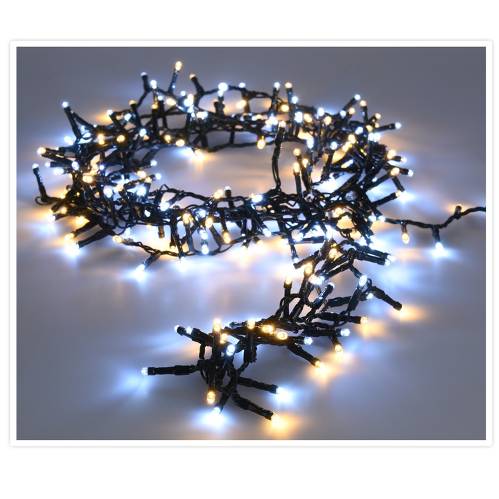 Коледни лампички eNoelle Snake, 560 LED светлини, 11 м, IP44, Екстериор/Интериор, Топла/студена светлина