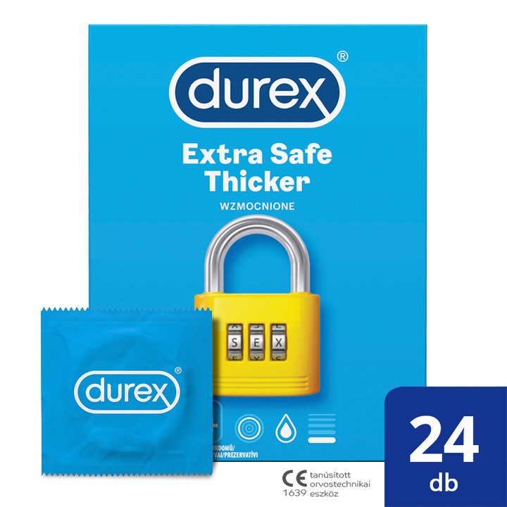 Durex Extra Safe óvszer, 24db