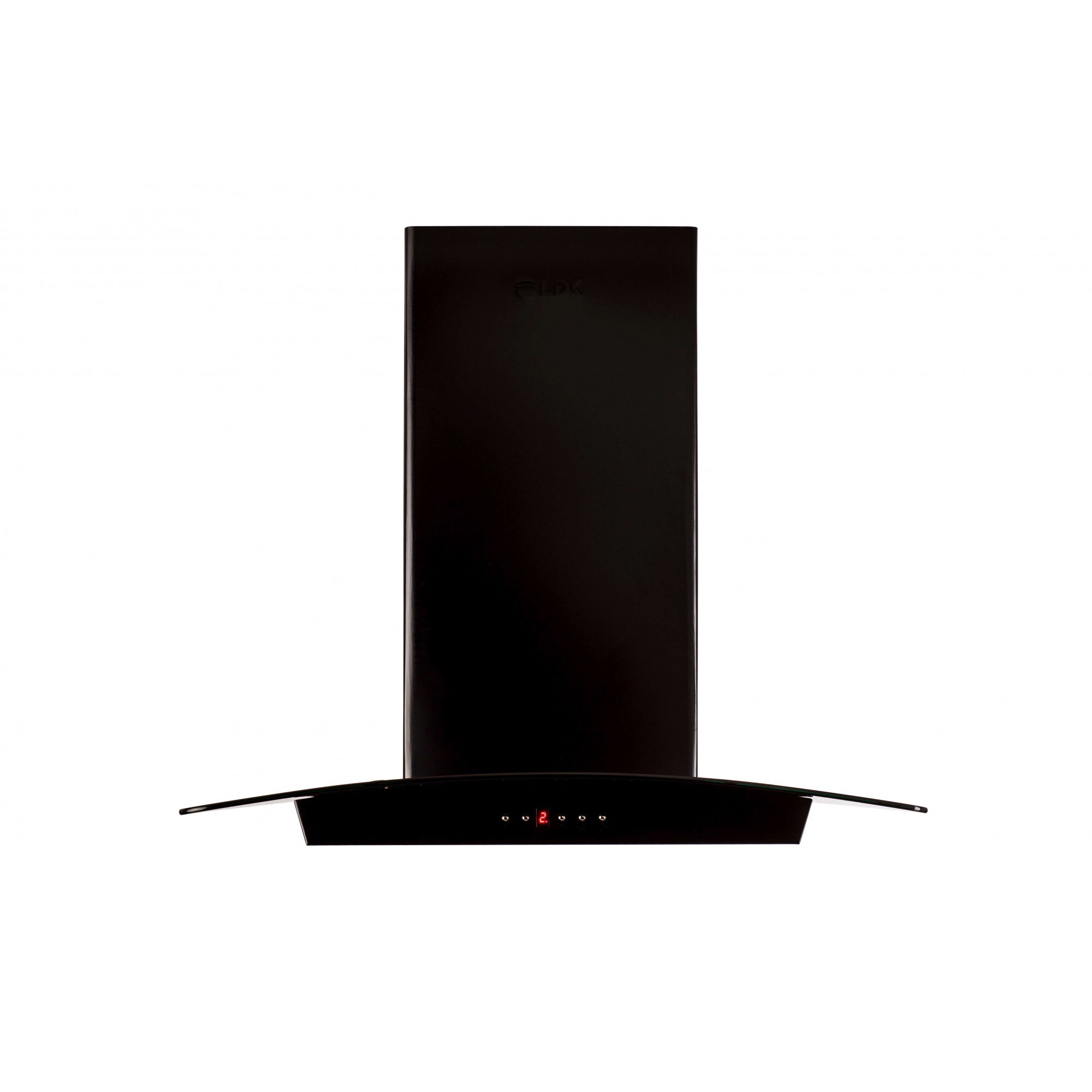 Hota LDK Granado 60 Full Black, Putere absorbtie 650 mc/h, 1 Motor, 60 cm, Sticla, Negru
