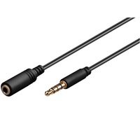 cablu audio jack 35mm tata 4 contacte la jack 35mm mama 4 contacte 1m contacte aurite imagen 12_0_
0