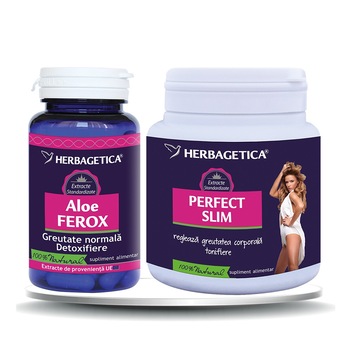 Slim Ferox Herbagetica, 210grame+60cps Slim Ferox Herbagetica, 210grame+60cps