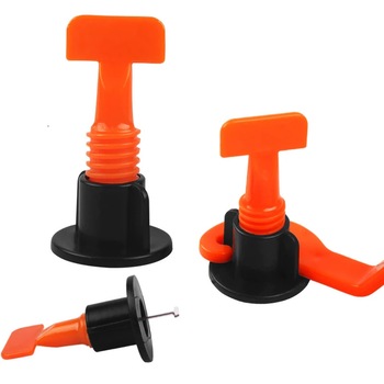 Set 100 tije refolosibile profesionale, din otel, corp galvanizat din ABS, pentru rost de 1.5 mm, gama Confort METAL, sistem nivelare gresie si faianta Set 100 tije refolosibile profesionale, din otel, corp galvanizat din ABS, pentru rost de 1.5 mm, gama Confort METAL, sistem nivelare gresie si faianta