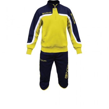 Trening Givova TERRA, Galben/bleumarin, 2XL INTL Trening Givova TERRA, Galben/bleumarin, 2XL INTL