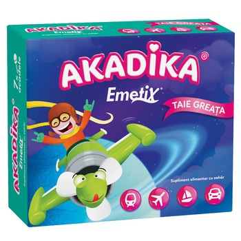 Supliment alimentar Akadika Emetix, 7 acadele Supliment alimentar Akadika Emetix, 7 acadele