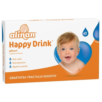 Supliment alimentar Alinan Happy Drink, 12 plicuri Supliment alimentar Alinan Happy Drink, 12 plicuri
