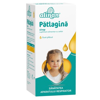 Supliment alimentar Alinan Patlagina Sirop, 150 ml Supliment alimentar Alinan Patlagina Sirop, 150 ml