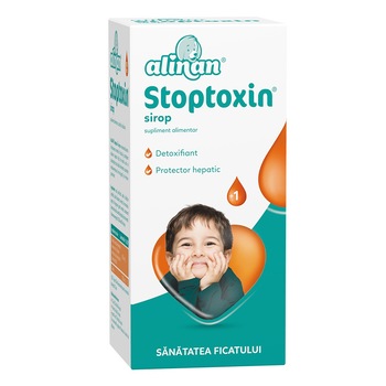 Supliment alimentar Alinan Stoptoxin Sirop, 150 ml Supliment alimentar Alinan Stoptoxin Sirop, 150 ml