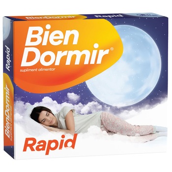 Supliment alimentar Bien Dormir Rapid, 20 capsule Supliment alimentar Bien Dormir Rapid, 20 capsule