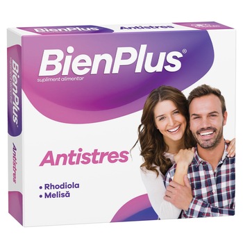 Supliment alimentar Bien Plus Antistres, 10 capsule Supliment alimentar Bien Plus Antistres, 10 capsule