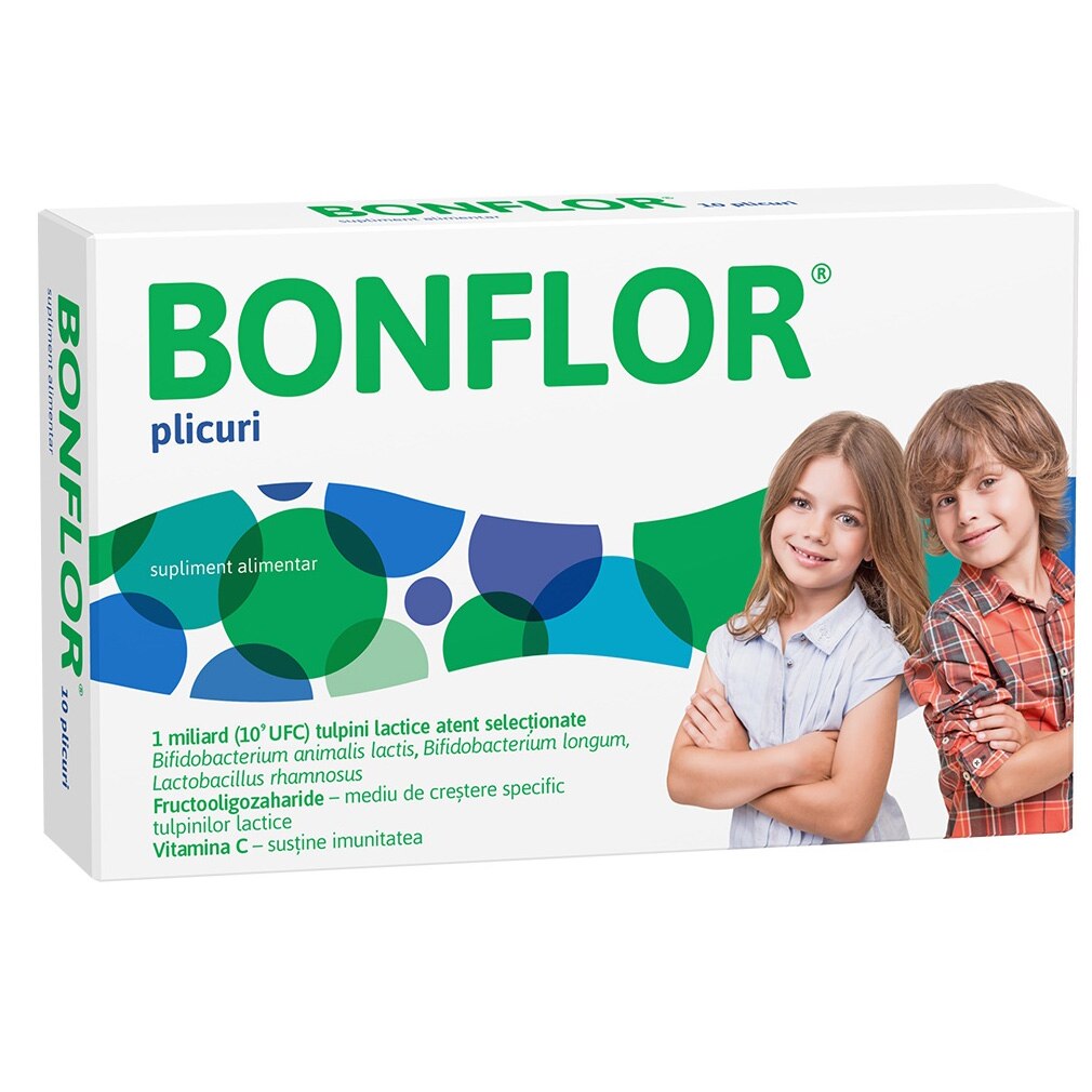 Supliment alimentar Bonflor, 10 plicuri