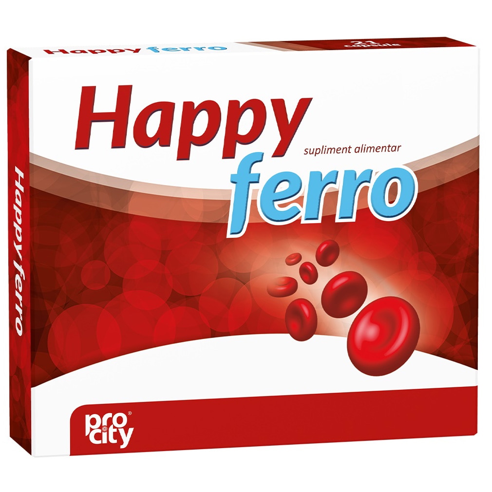 Supliment alimentar Happyferro, 21 capsule