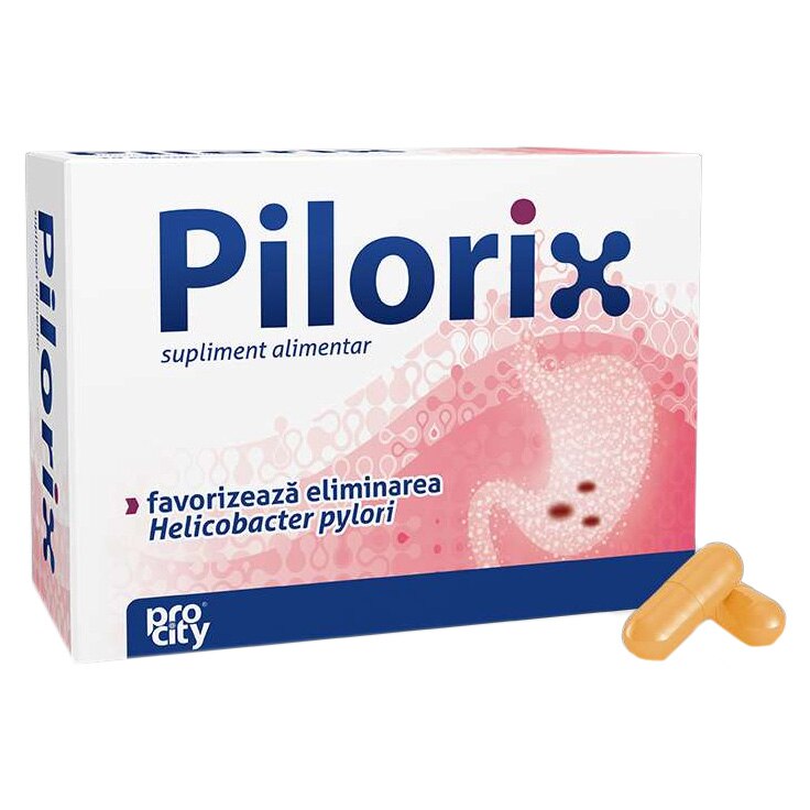 Supliment alimentar Pilorix, 30 capsule