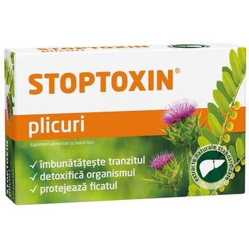 Supliment alimentar Stoptoxin, 10 plicuri Supliment alimentar Stoptoxin, 10 plicuri