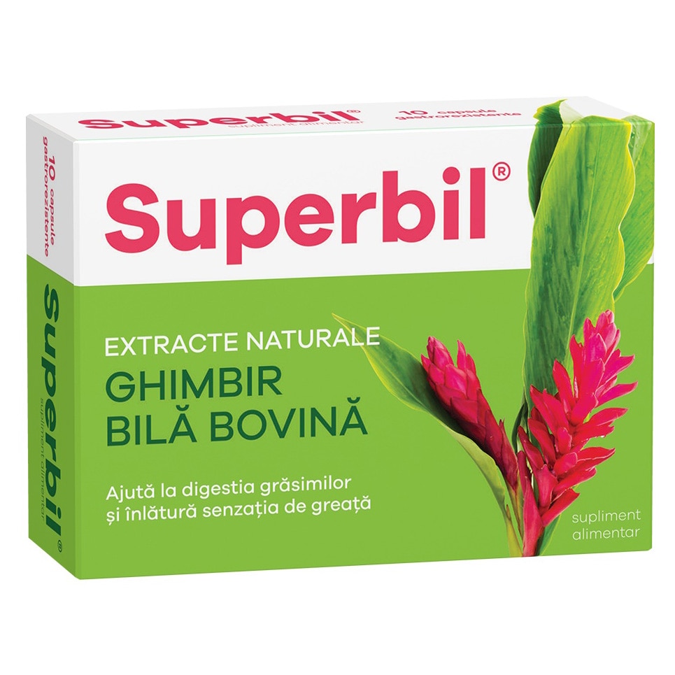 Supliment alimentar Superbil, 10 capsule