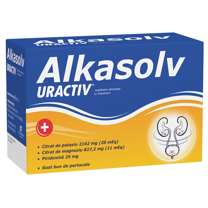 Fiterman Pharma, Uractiv Alkasolv Étrendkiegészítő, 30 tasak